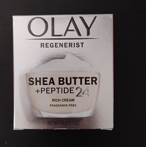 Olay Regenerist Shea Butter + Peptide 24 Rich Cream Face Moisturizer 1.7 oz